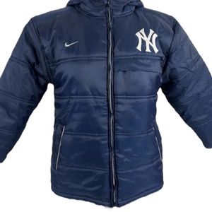 Vintage New York Yankees Genuine Merchandise Nike Puffer Winter Down Jacket